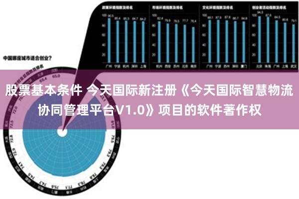 股票基本条件 今天国际新注册《今天国际智慧物流协同管理平台V1.0》项目的软件著作权