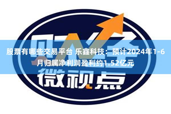 股票有哪些交易平台 乐鑫科技：预计2024年1-6月归属净利润盈利约1.52亿元