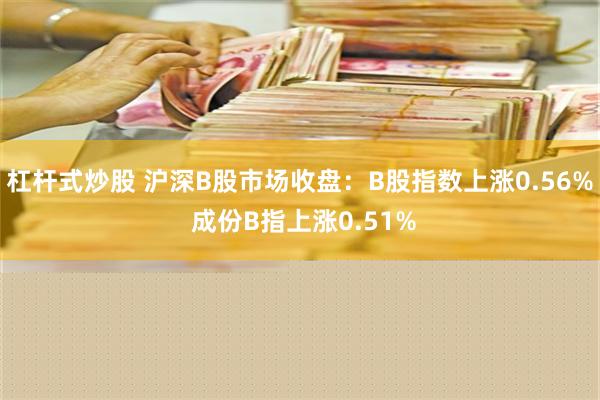 杠杆式炒股 沪深B股市场收盘：B股指数上涨0.56% 成份B指上涨0.51%