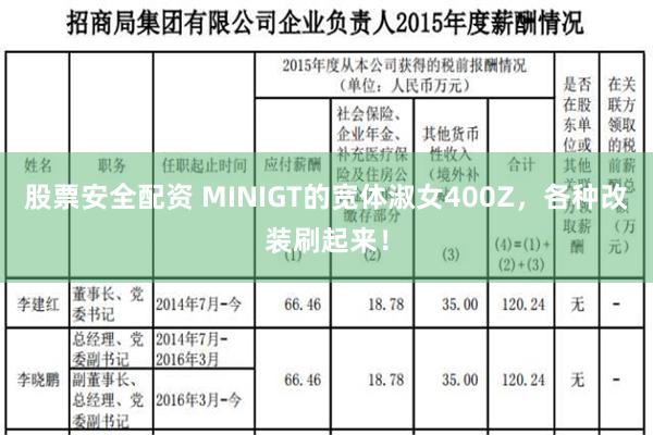 股票安全配资 MINIGT的宽体淑女400Z，各种改装刷起来！